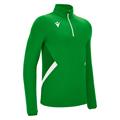 Piave 1/4 Zip Top GRN/WHT XXL Teknisk treningsgenser - Unisex