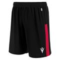 Skara Short BLK/RED L Teknisk shorts i ECO-tekstil - Unisex