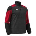 Cuzco Training 1/4 Zip Top BLK/RED XXS Teknisk treningsgenser - Unisex