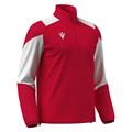 Cuzco Training 1/4 Zip Top RED/WHT S Teknisk treningsgenser - Unisex