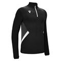 Fraser 1/4 Zip Top BLK/WHT XS Teknisk treningsgenser - Unisex